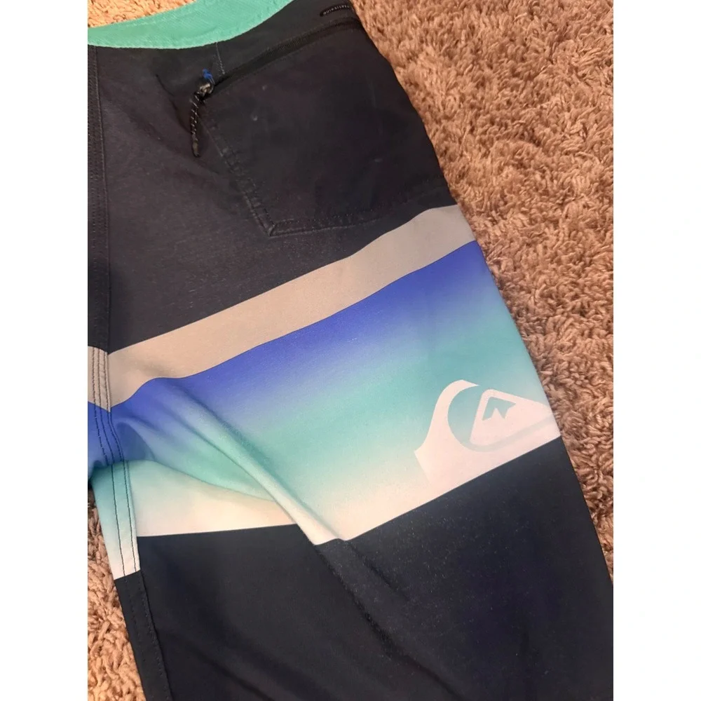 Quiksilver Highline Board Shorts Swim Trunks Men's Size 28 Lot of 2 Surf Beach